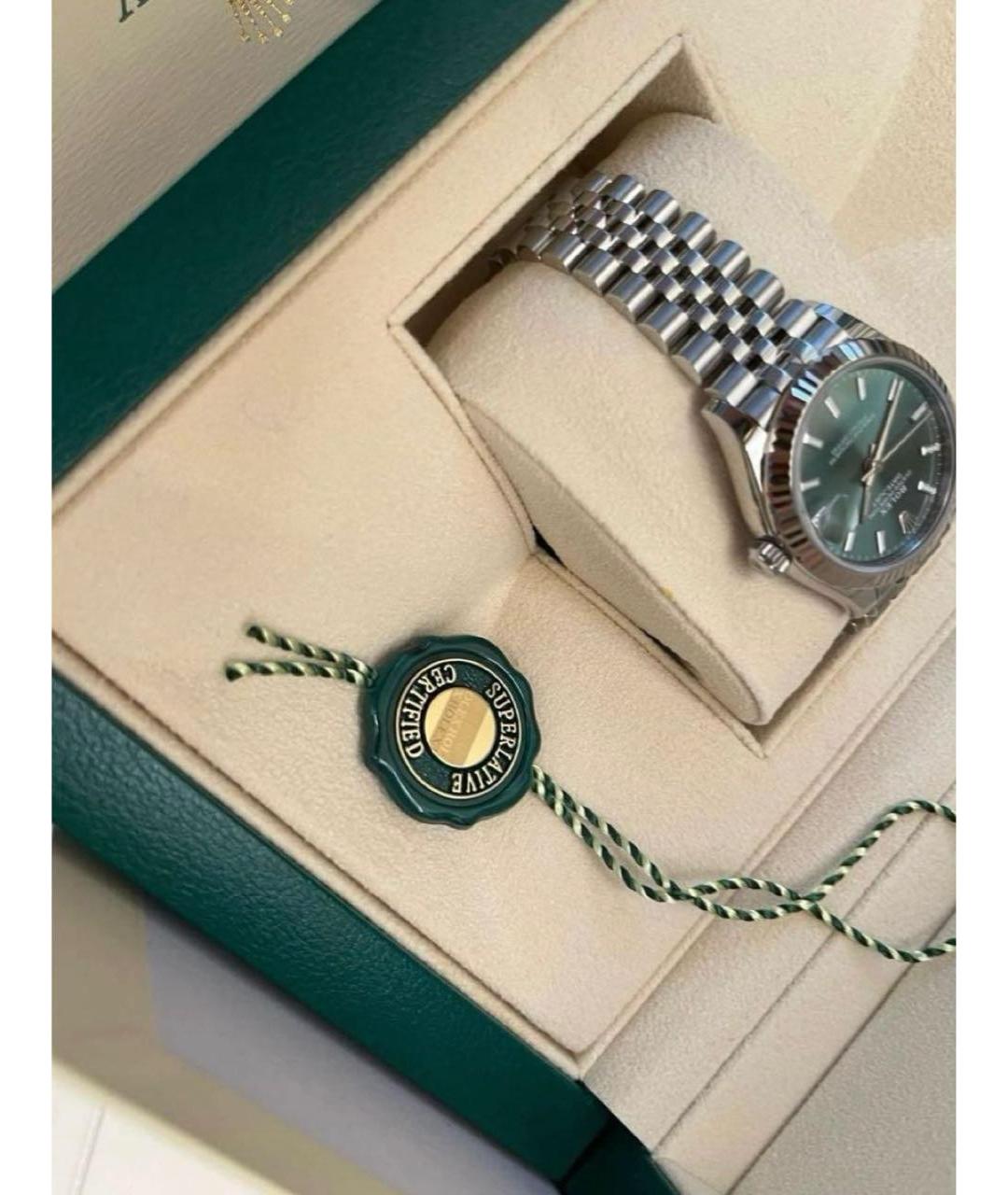 ROLEX Белые часы из белого золота, фото 6