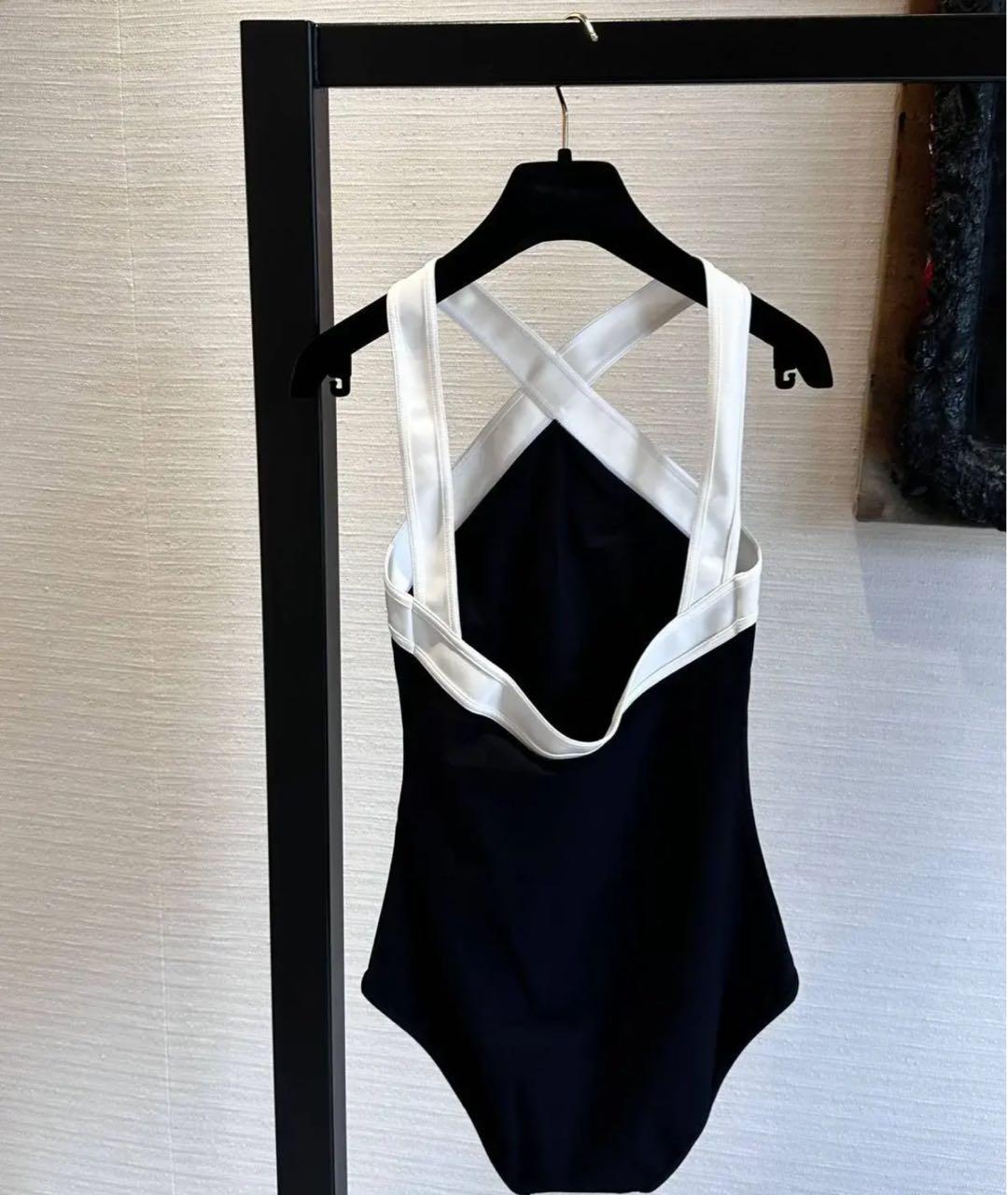 CHANEL Черный полиэстеровый купальник, фото 3