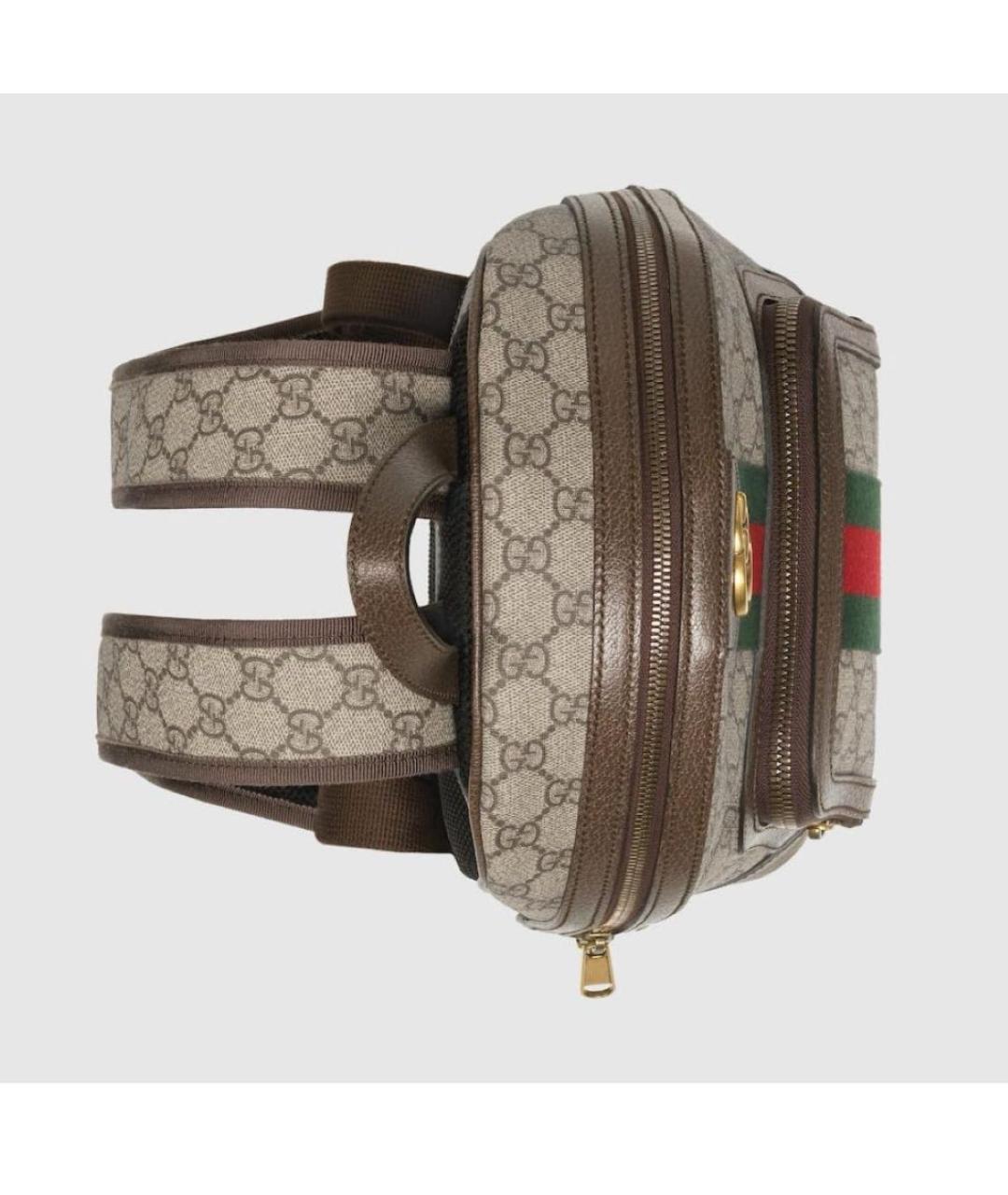 GUCCI Коричневый рюкзак, фото 4