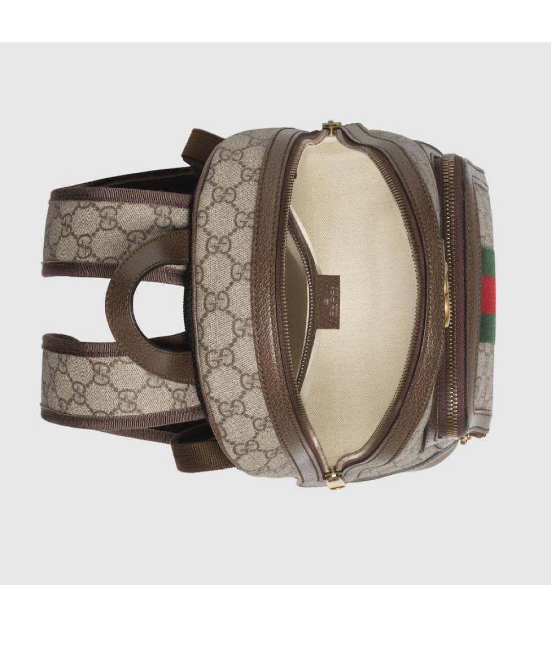 GUCCI Коричневый рюкзак, фото 3