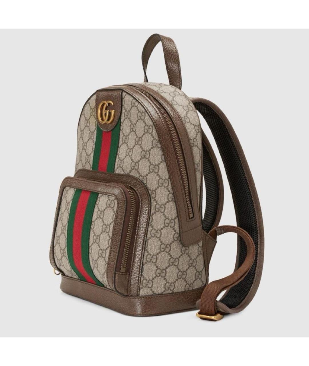 GUCCI Коричневый рюкзак, фото 2