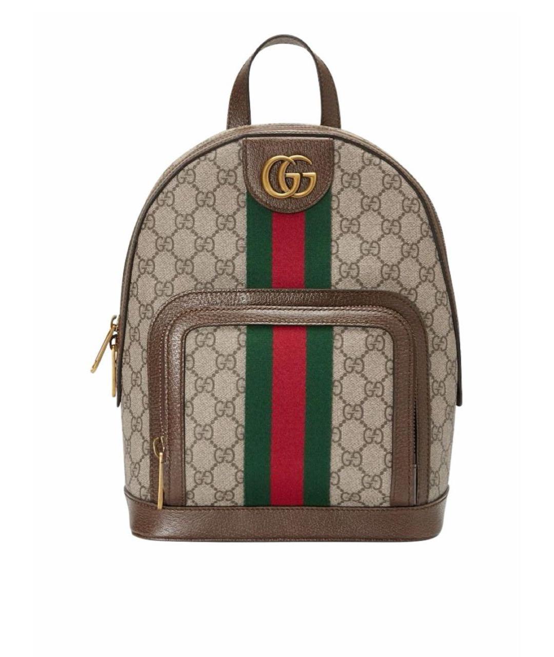 GUCCI Коричневый рюкзак, фото 6
