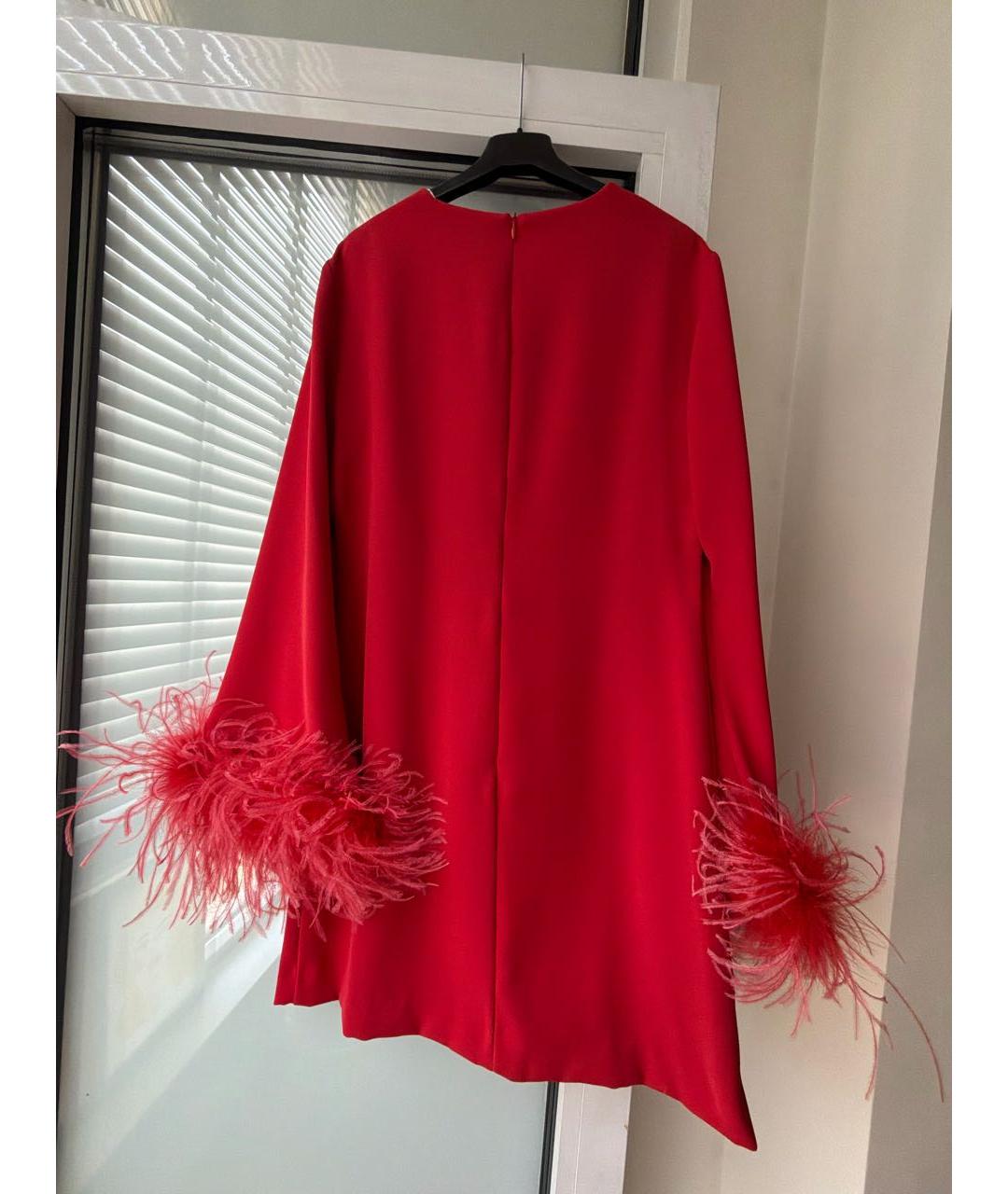 P.A.R.O.S.H. Красное полиэстеровое коктейльное платье, фото 2