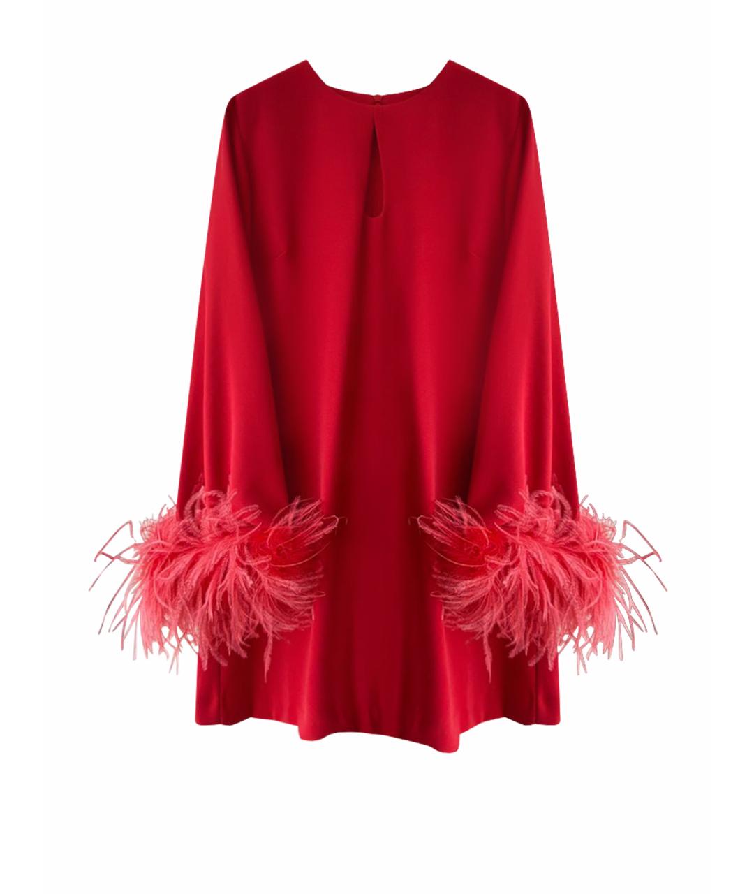 P.A.R.O.S.H. Красное полиэстеровое коктейльное платье, фото 1