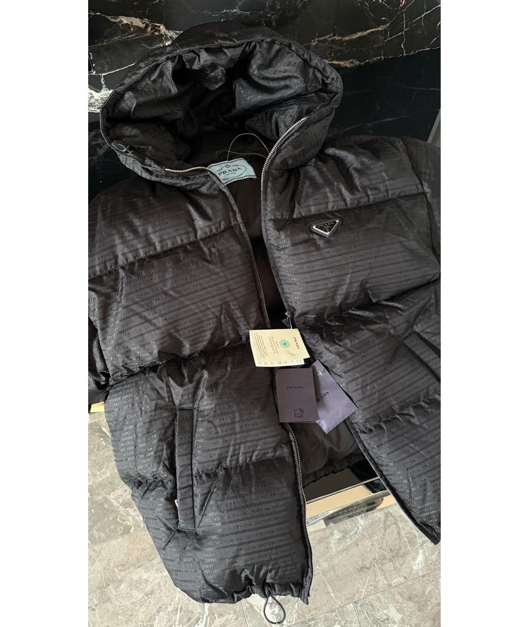 PRADA Черный пуховик, фото 6