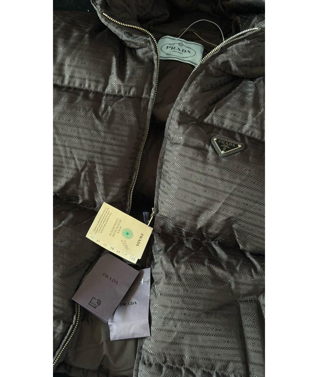 PRADA Черный пуховик, фото 7