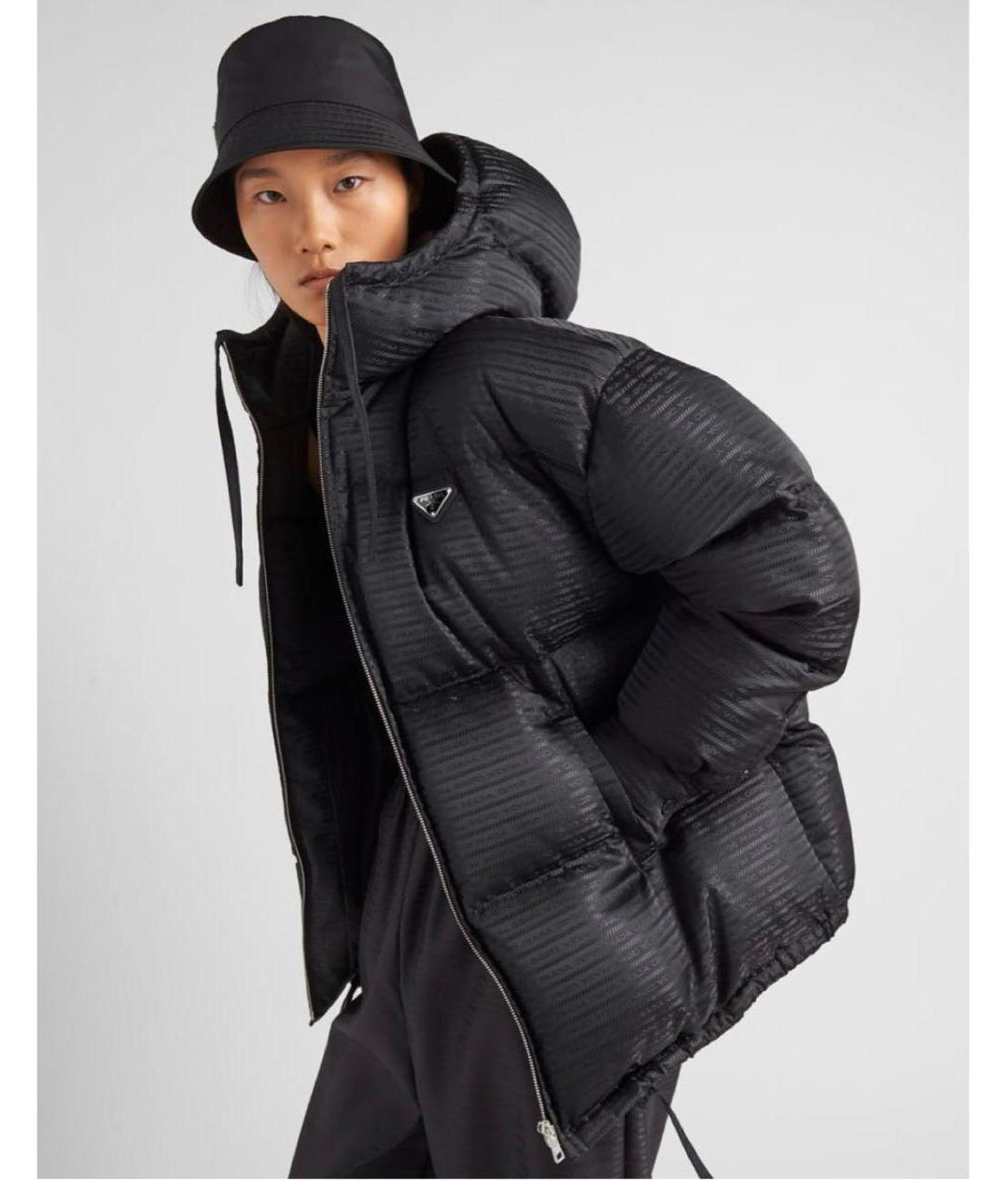 PRADA Черный пуховик, фото 3
