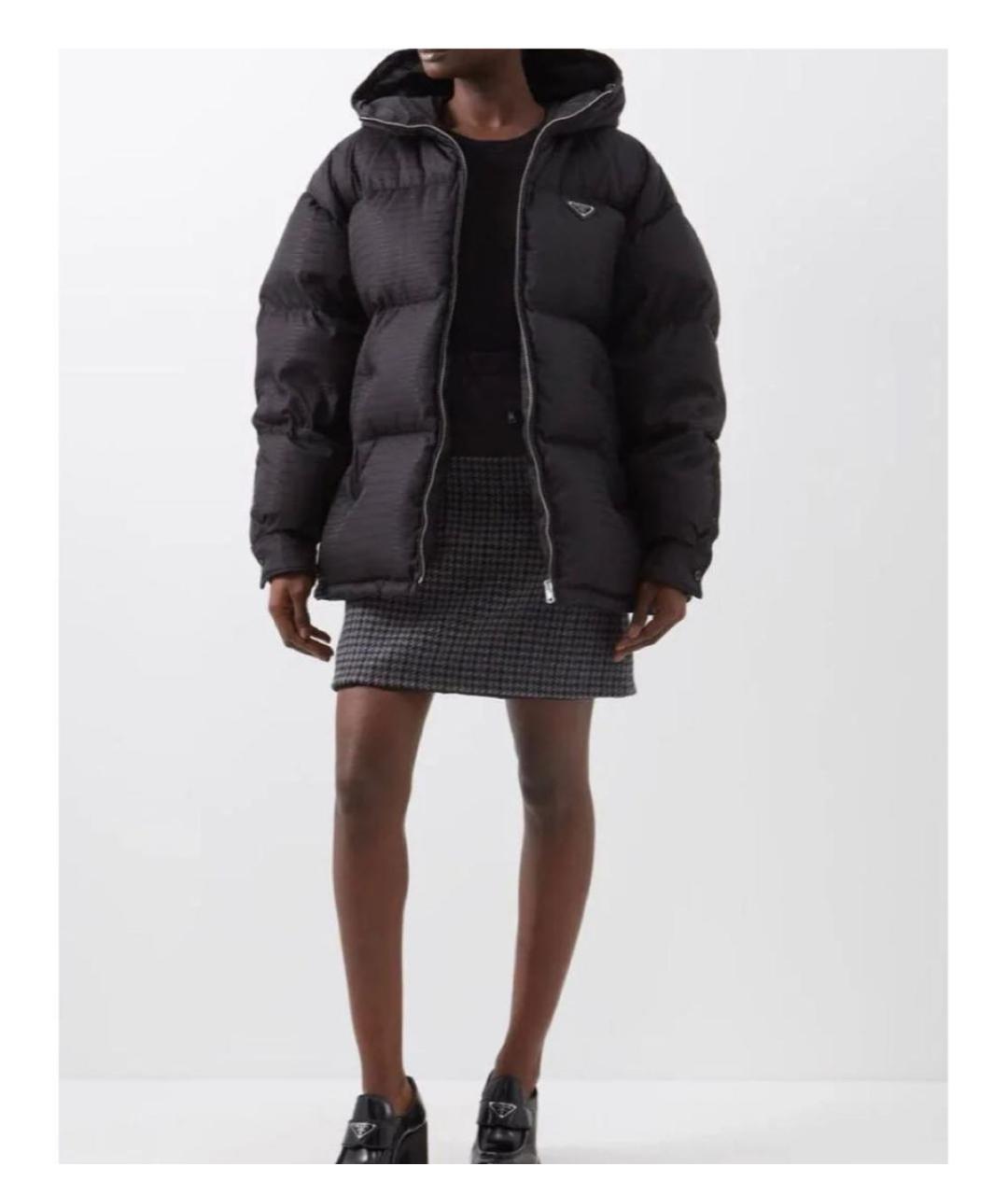 PRADA Черный пуховик, фото 2