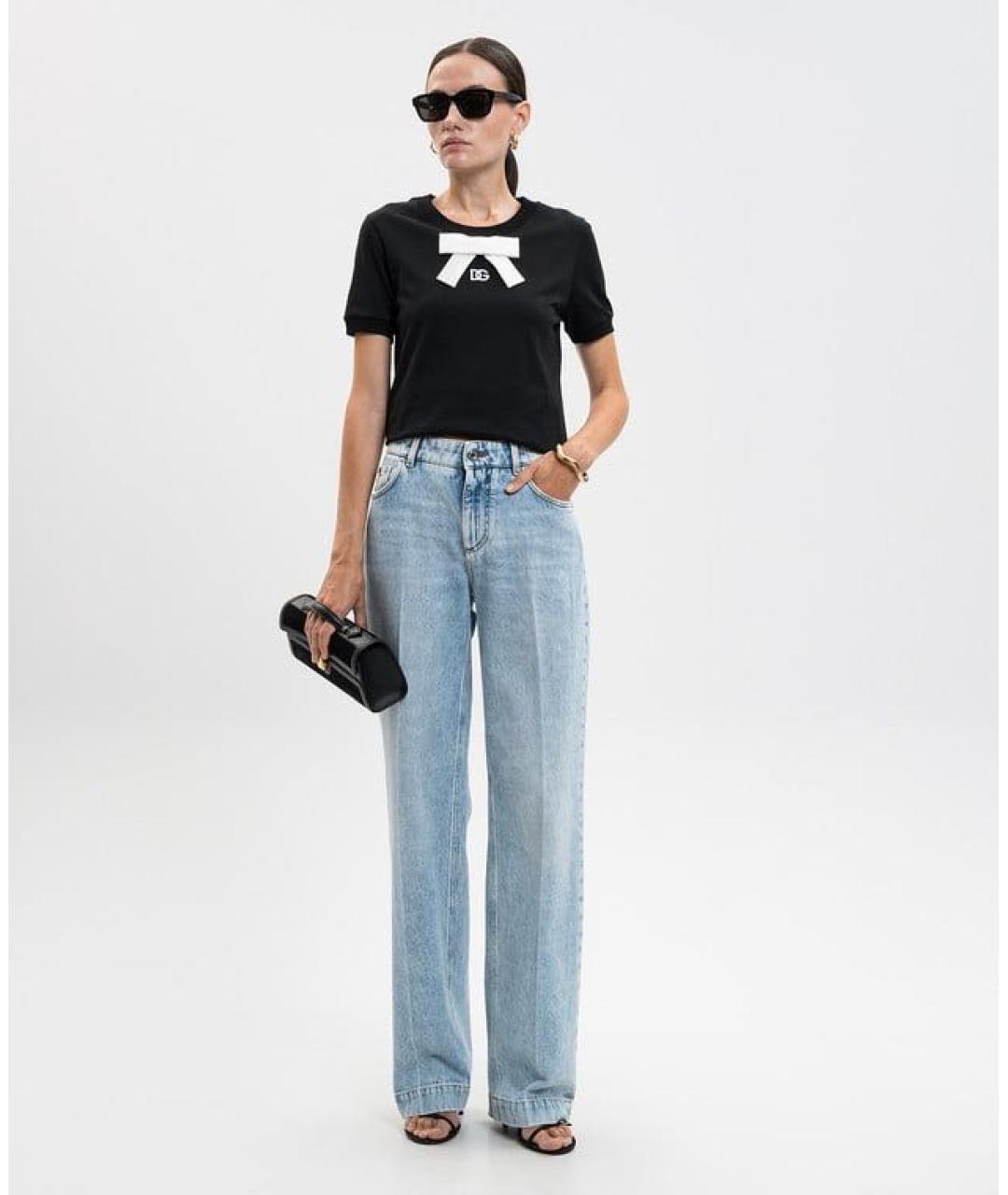 DOLCE&GABBANA Черная футболка, фото 2