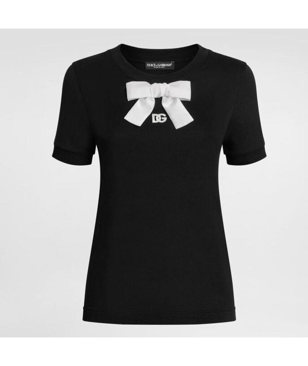 DOLCE&GABBANA Черная футболка, фото 6