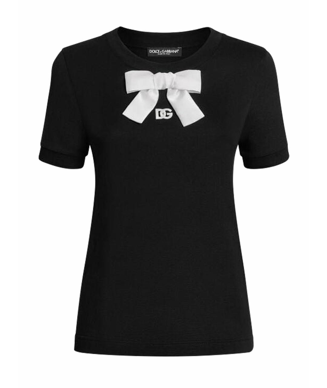 DOLCE&GABBANA Черная футболка, фото 1