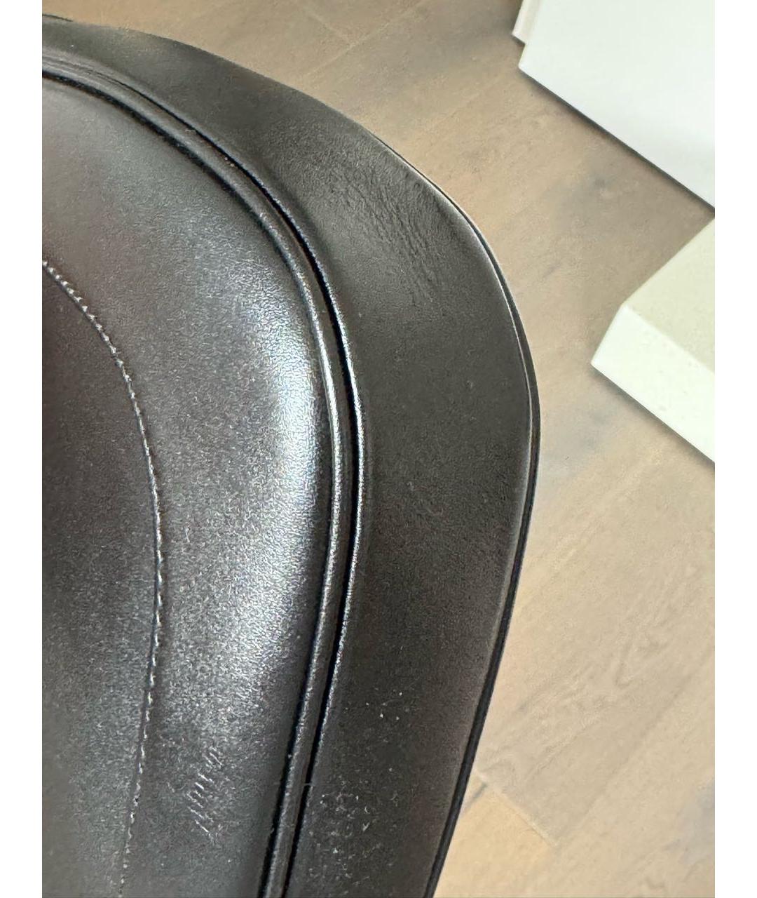 GUCCI Черная кожаная сумка с короткими ручками, фото 8