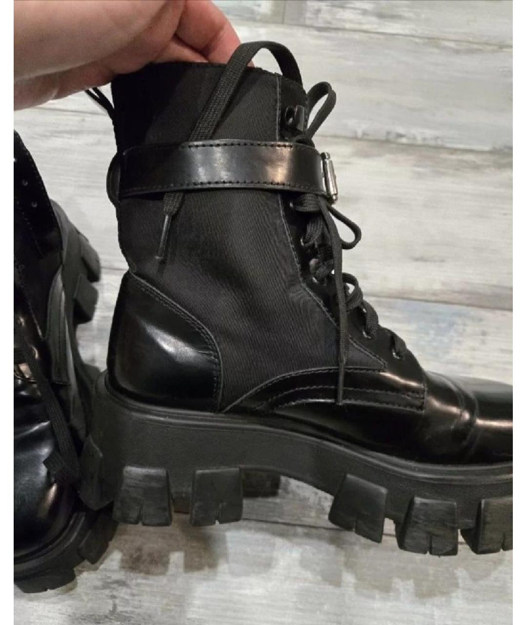 PRADA Черные ботинки, фото 3