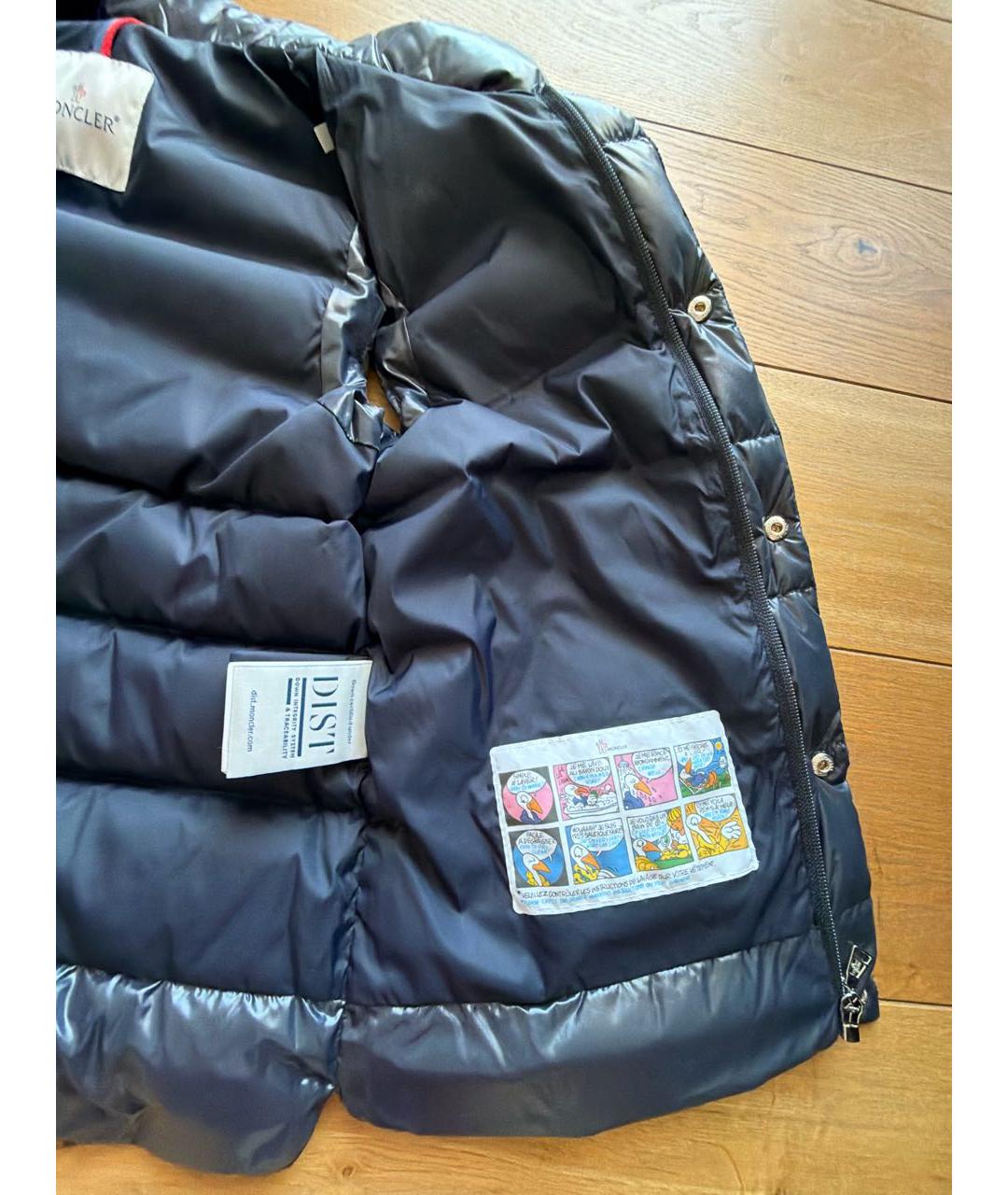 MONCLER Темно-синий жакет / жилет, фото 3