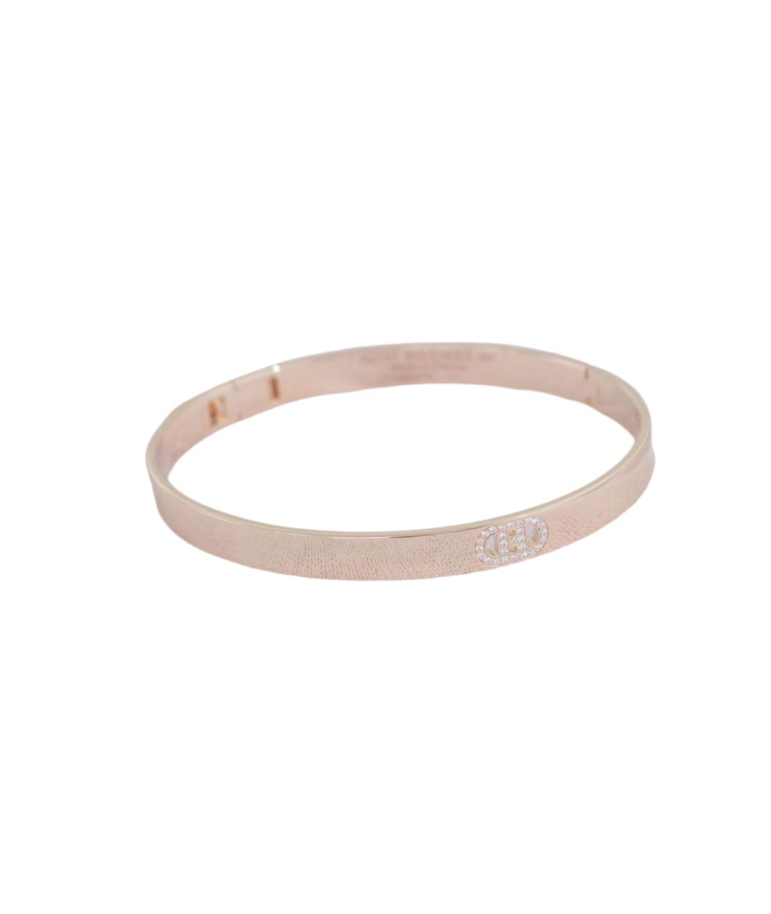 HERMES Золотой браслет из розового золота, фото 2