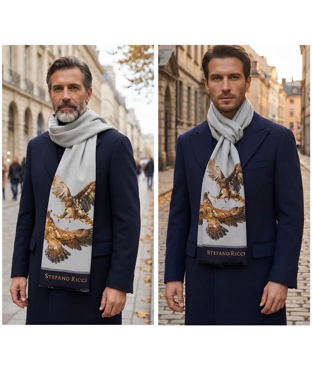 STEFANO RICCI Мульти кашемировый шарф, фото 3