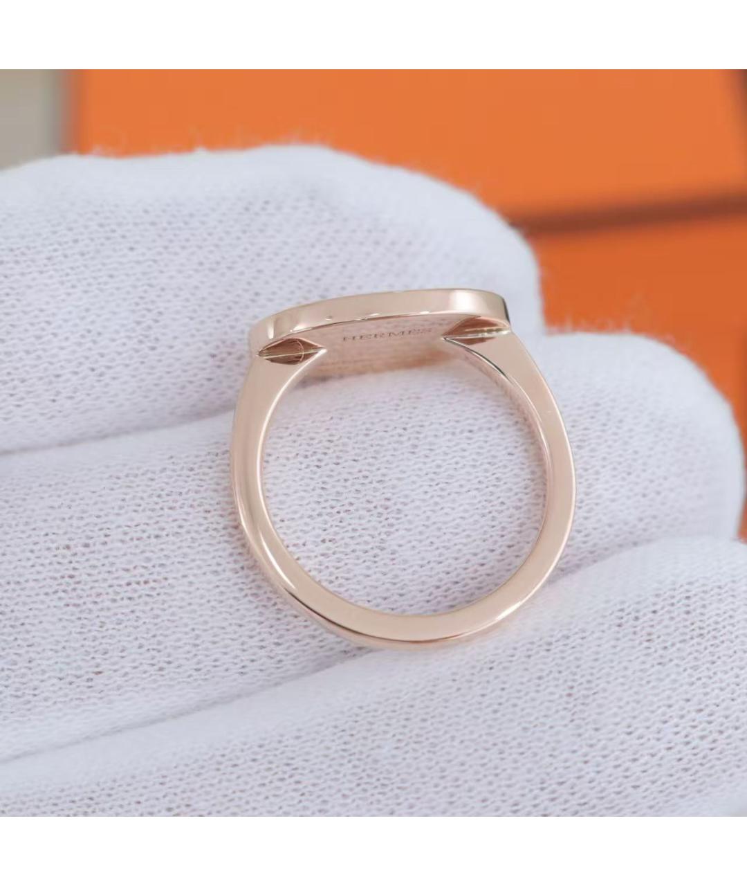 HERMES Золотое кольцо из розового золота, фото 4