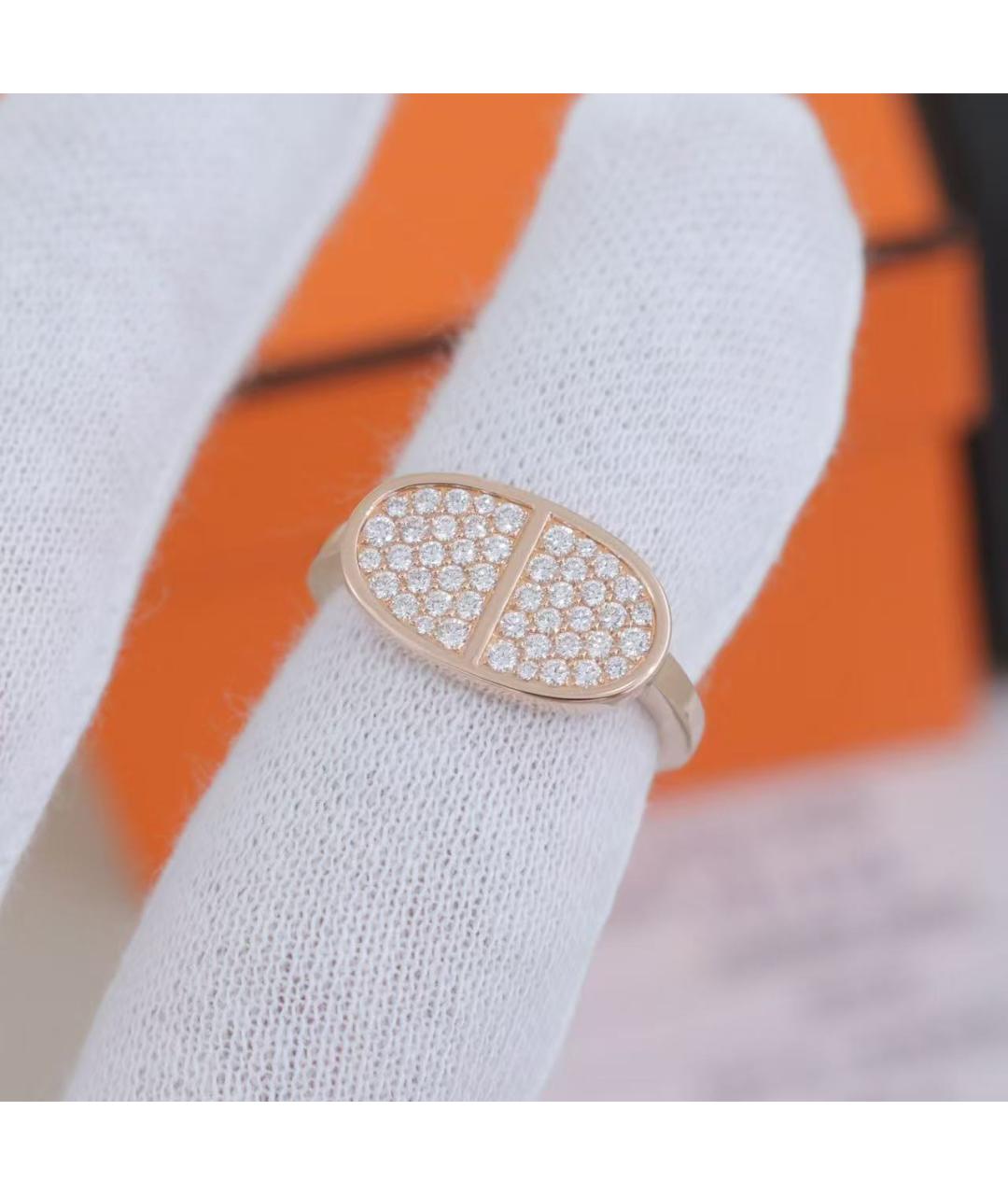 HERMES Золотое кольцо из розового золота, фото 2