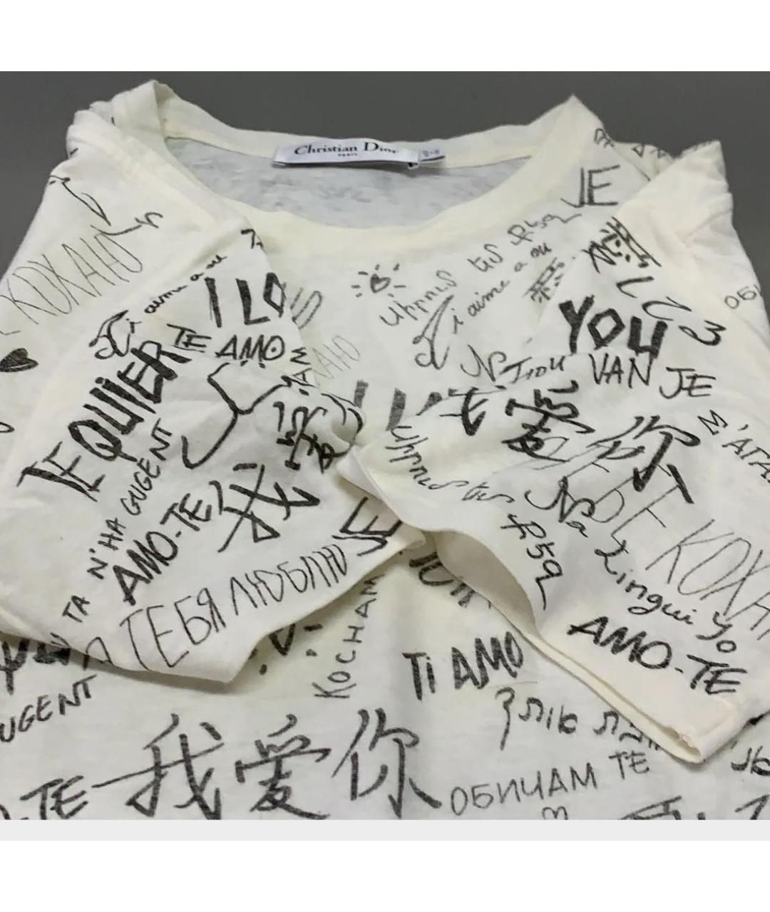 CHRISTIAN DIOR Белая футболка, фото 7