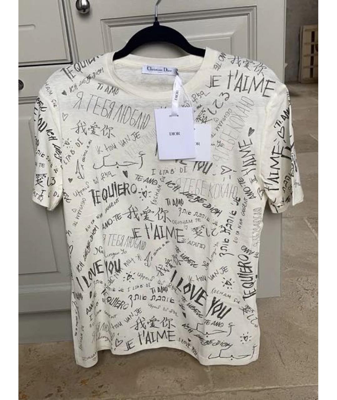 CHRISTIAN DIOR Белая футболка, фото 2