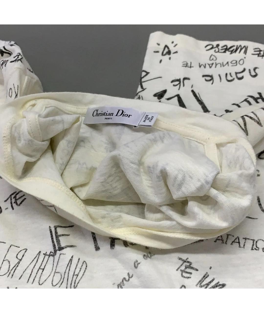 CHRISTIAN DIOR Белая футболка, фото 6