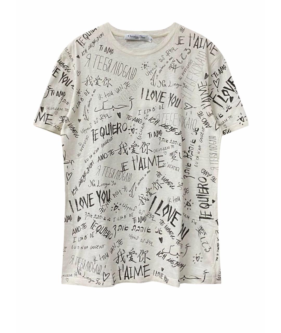 CHRISTIAN DIOR Белая футболка, фото 1