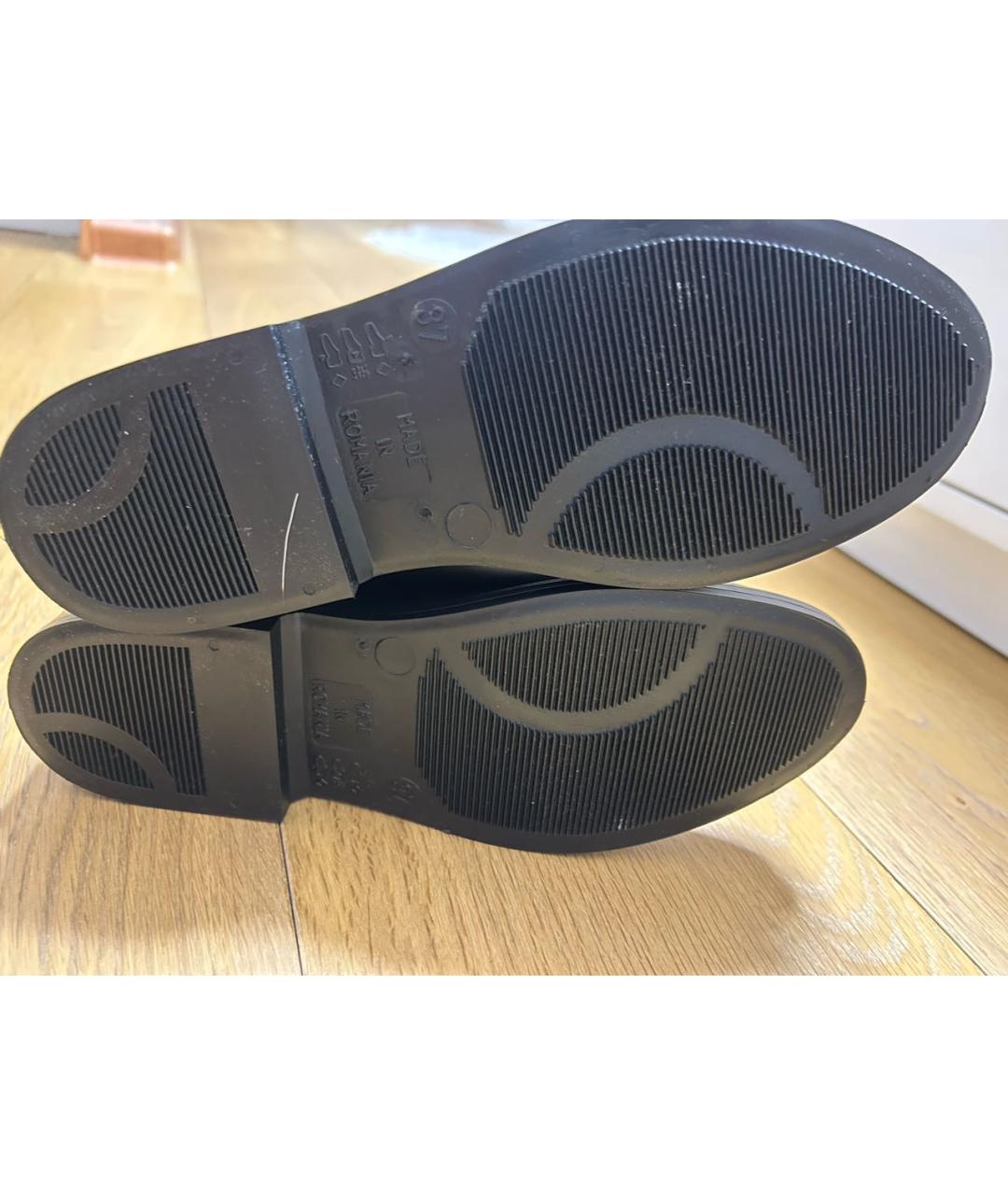 RED VALENTINO Черные резиновые сапоги, фото 4