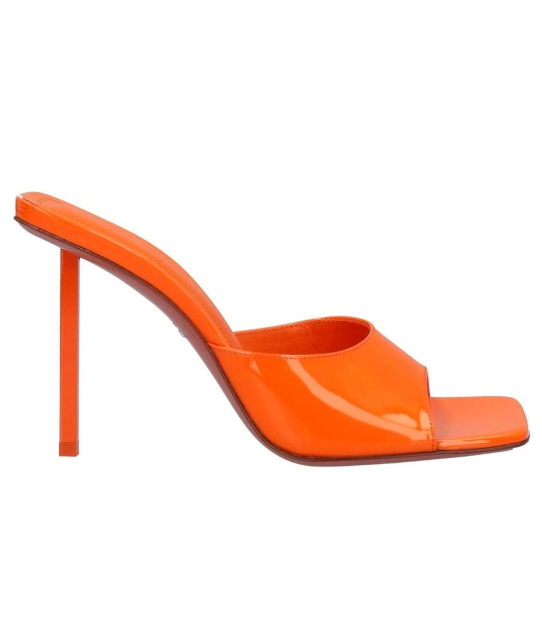Amina Muaddi Оранжевое мюли из лакированной кожи, фото 1