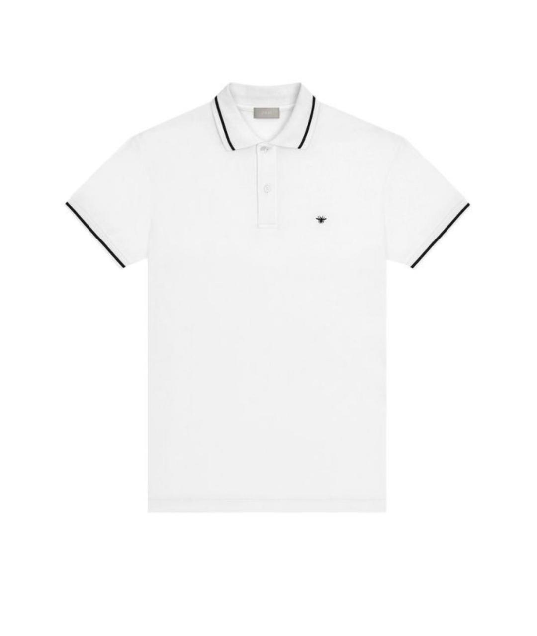 CHRISTIAN DIOR Белая хлопковая футболка, фото 8