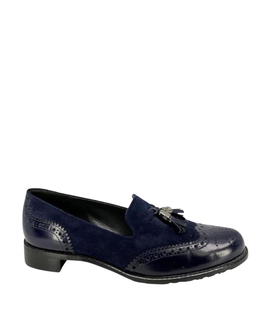 STUART WEITZMAN Темно-синие замшевые туфли, фото 1