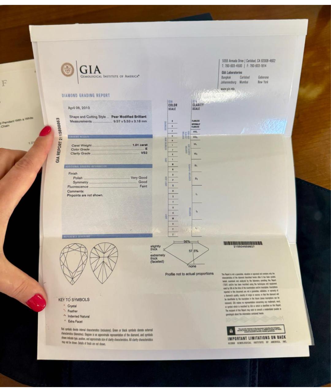 GRAFF Серебряное платиновое колье, фото 5