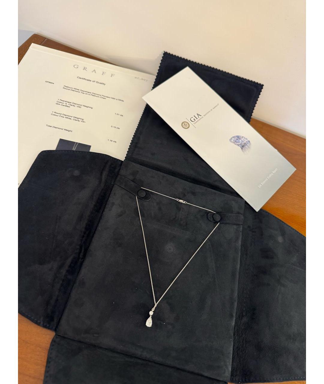 GRAFF Серебряное платиновое колье, фото 6