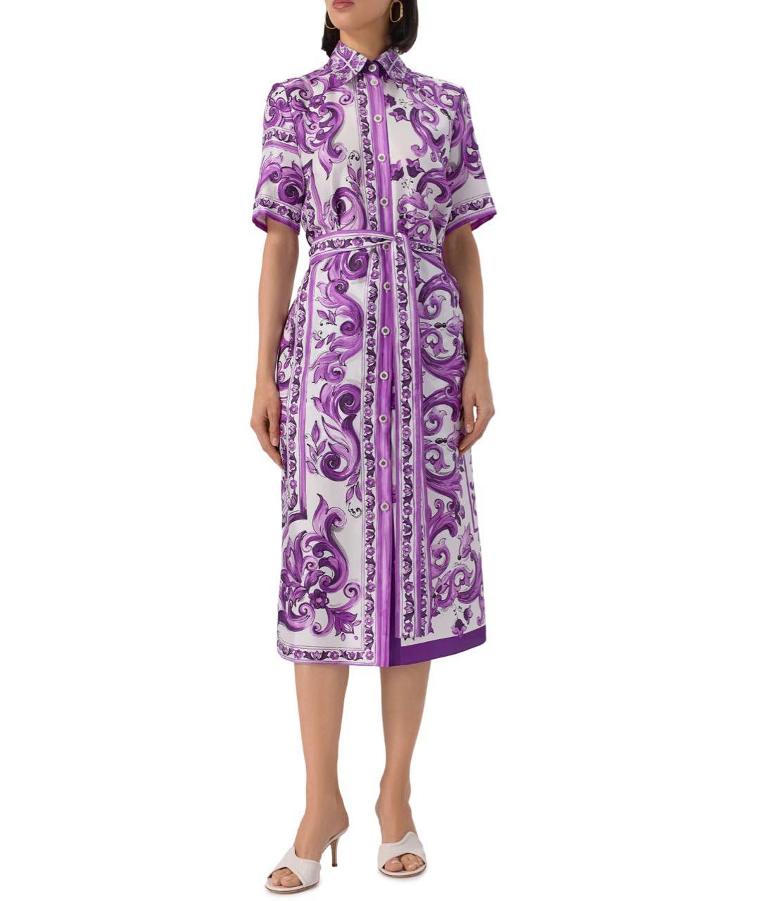 DOLCE&GABBANA Шелковое вечернее платье, фото 3