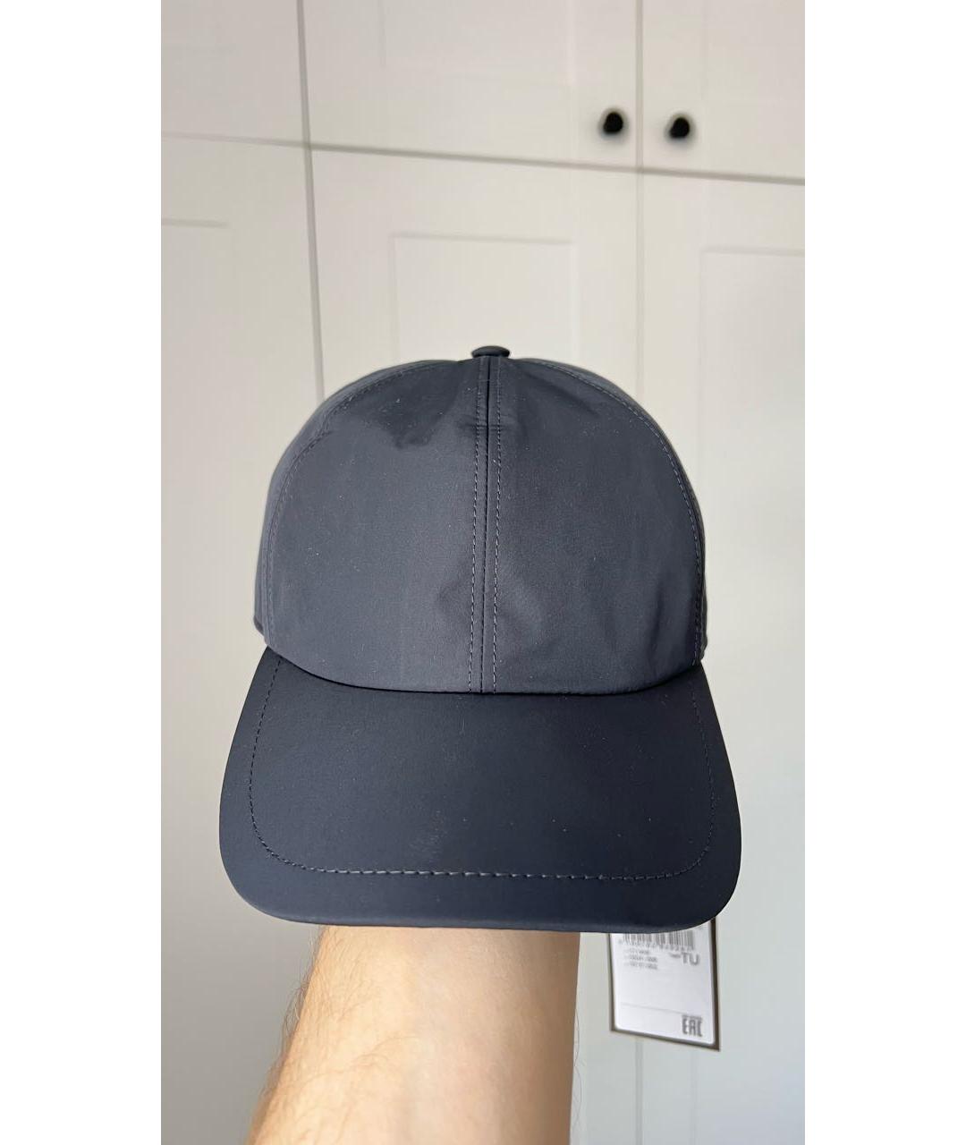 PESERICO Темно-синяя синтетическая кепка/бейсболка, фото 2