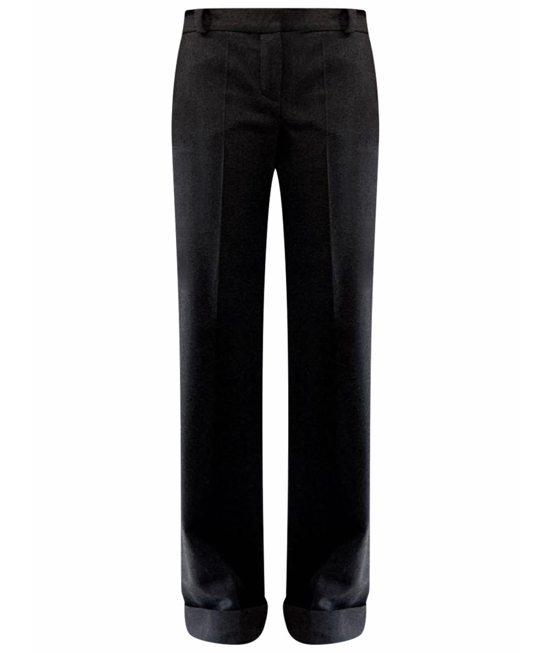 CHLOE Серые шерстяные брюки широкие, фото 1