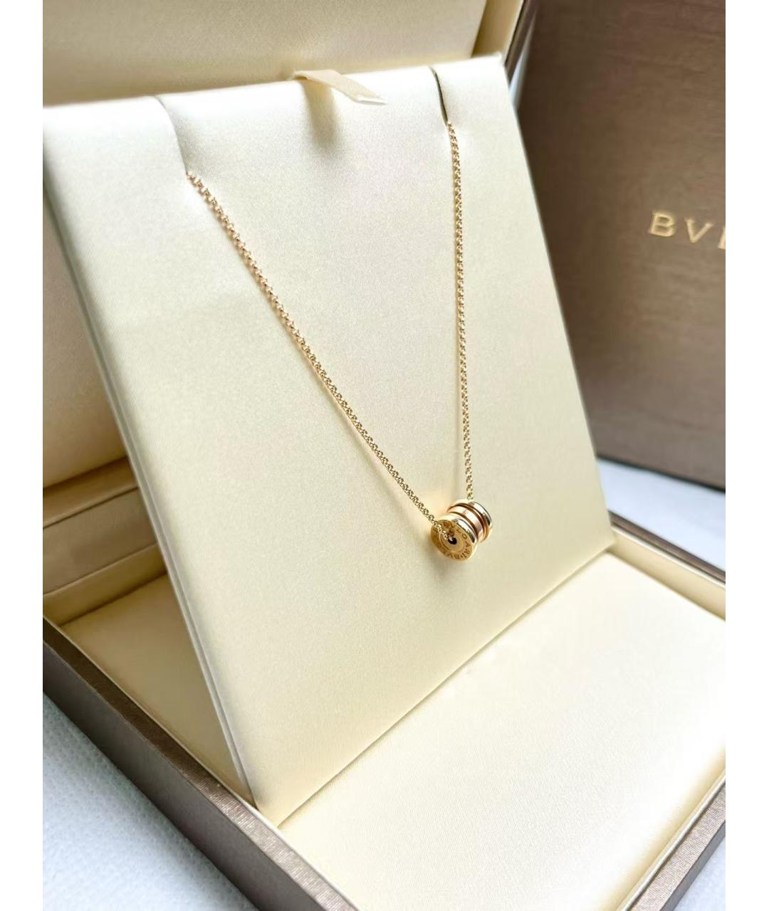 BVLGARI Золотая подвеска из розового золота, фото 4