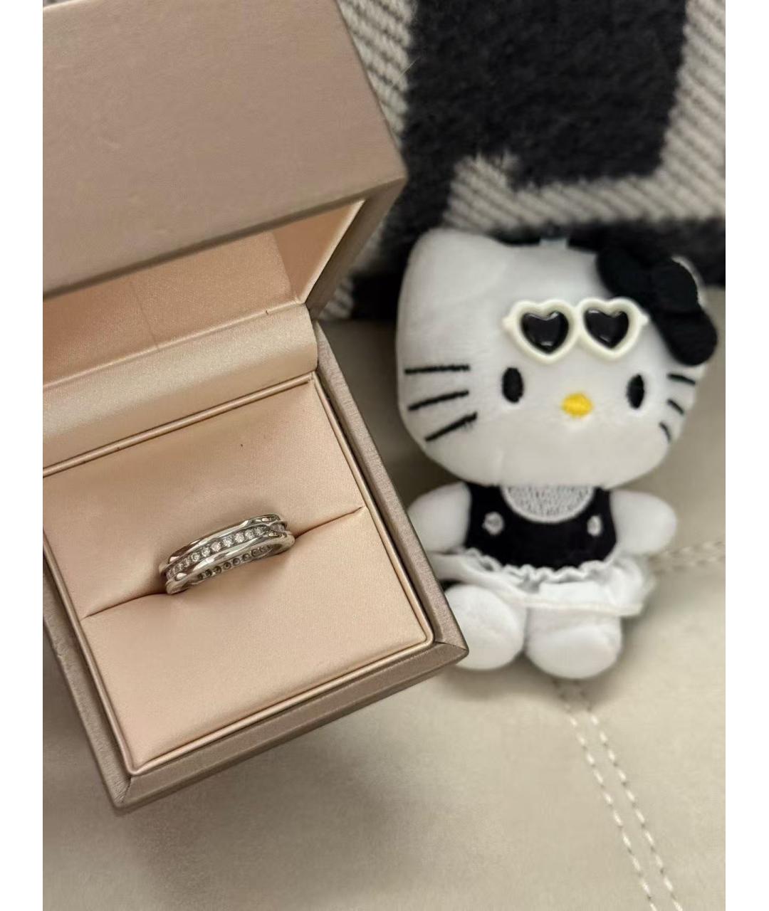 BVLGARI Серебряное кольцо из белого золота, фото 4