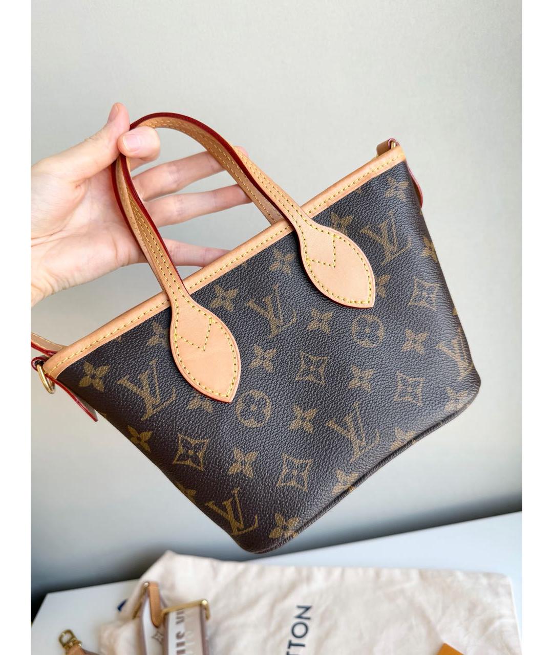 LOUIS VUITTON Коричневая сумка через плечо, фото 5