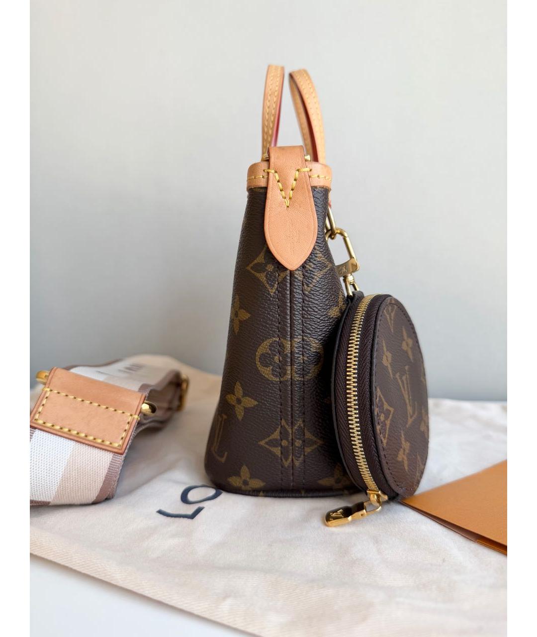 LOUIS VUITTON Коричневая сумка через плечо, фото 3