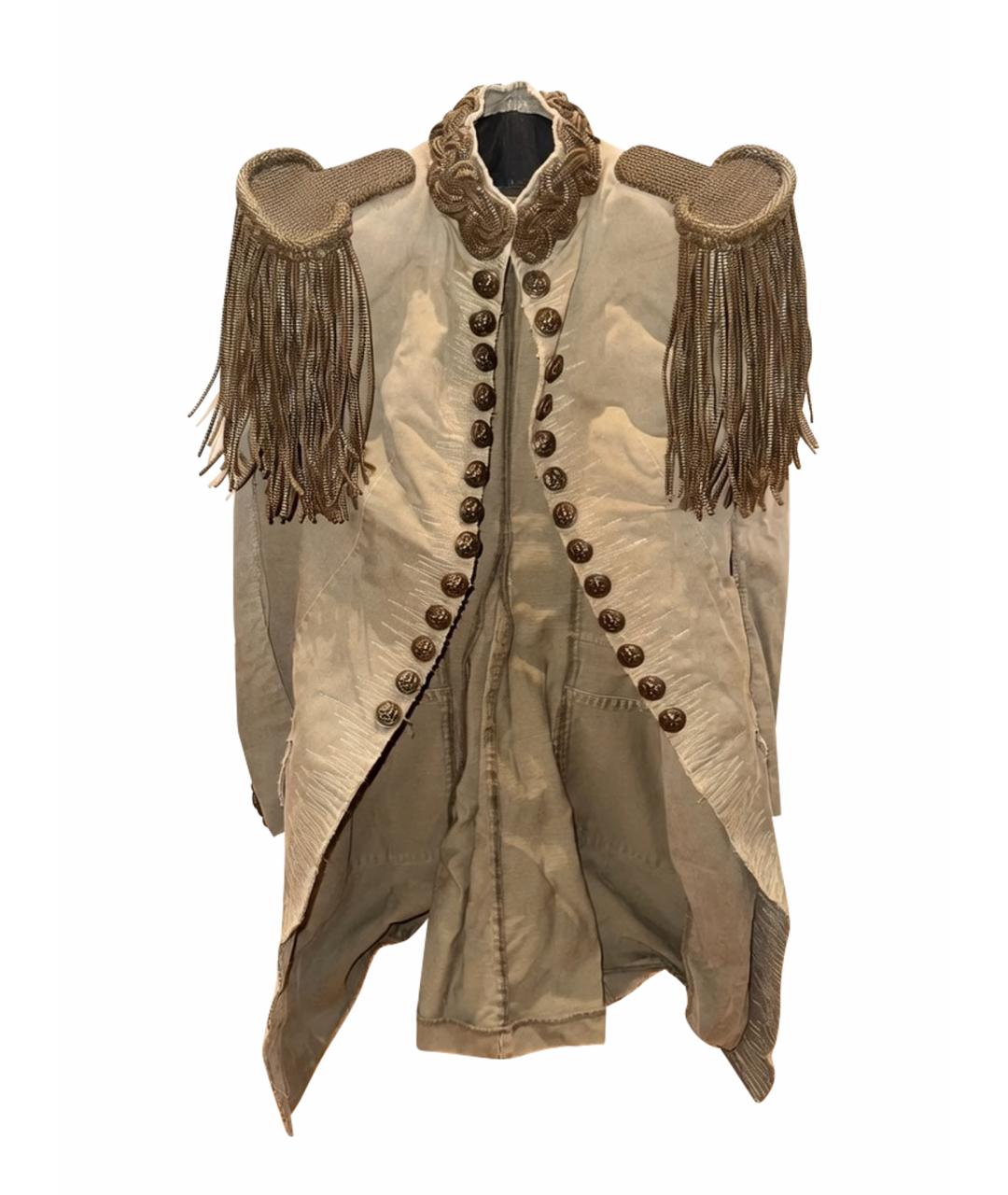 BALMAIN Хаки хлопковый жакет/пиджак, фото 1