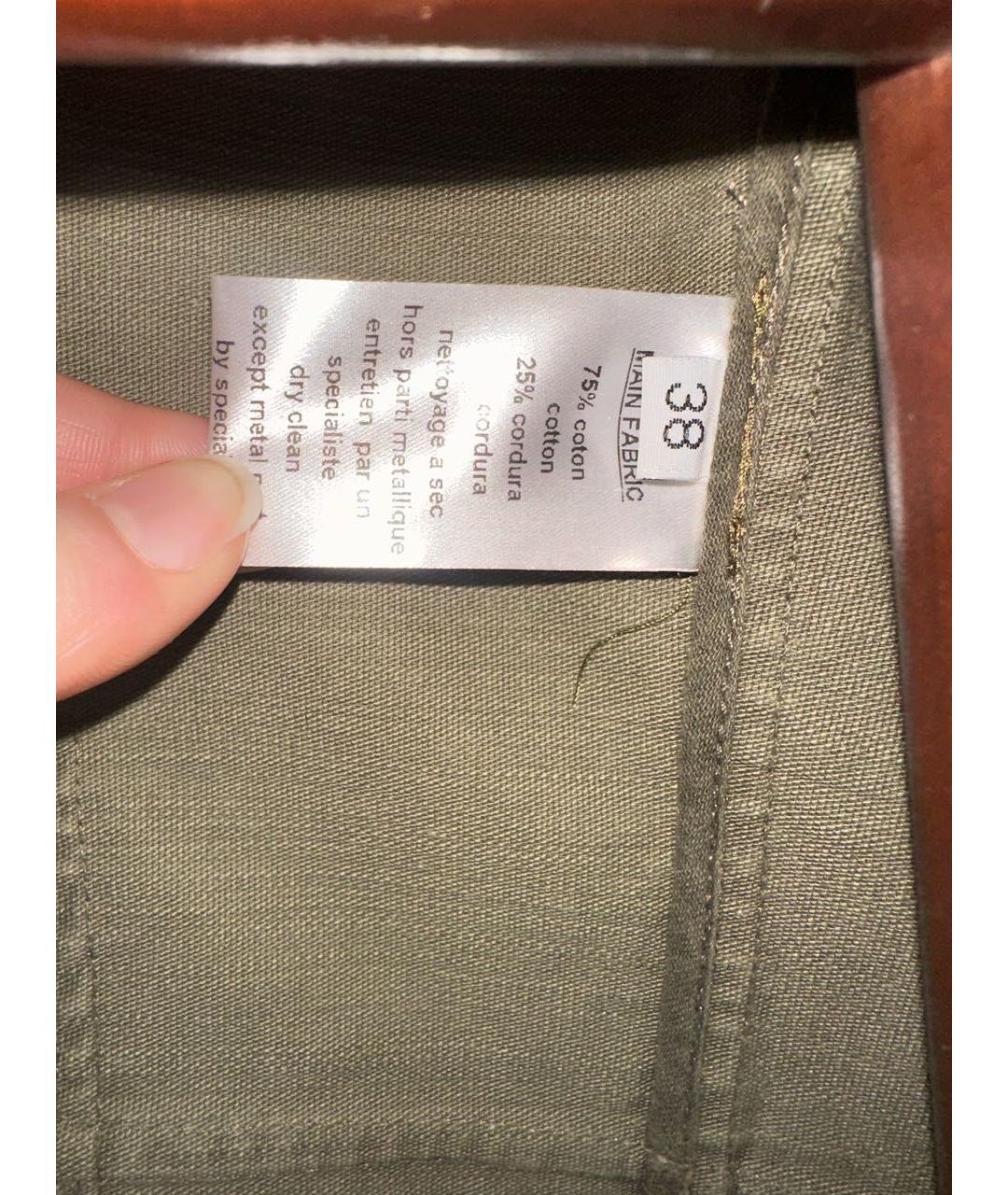 BALMAIN Хаки хлопковый жакет/пиджак, фото 6