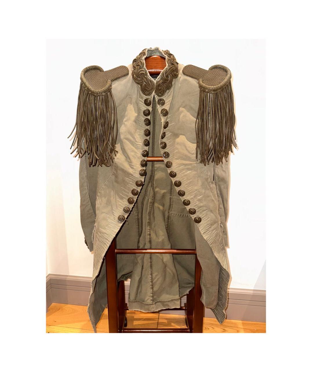 BALMAIN Хаки хлопковый жакет/пиджак, фото 4