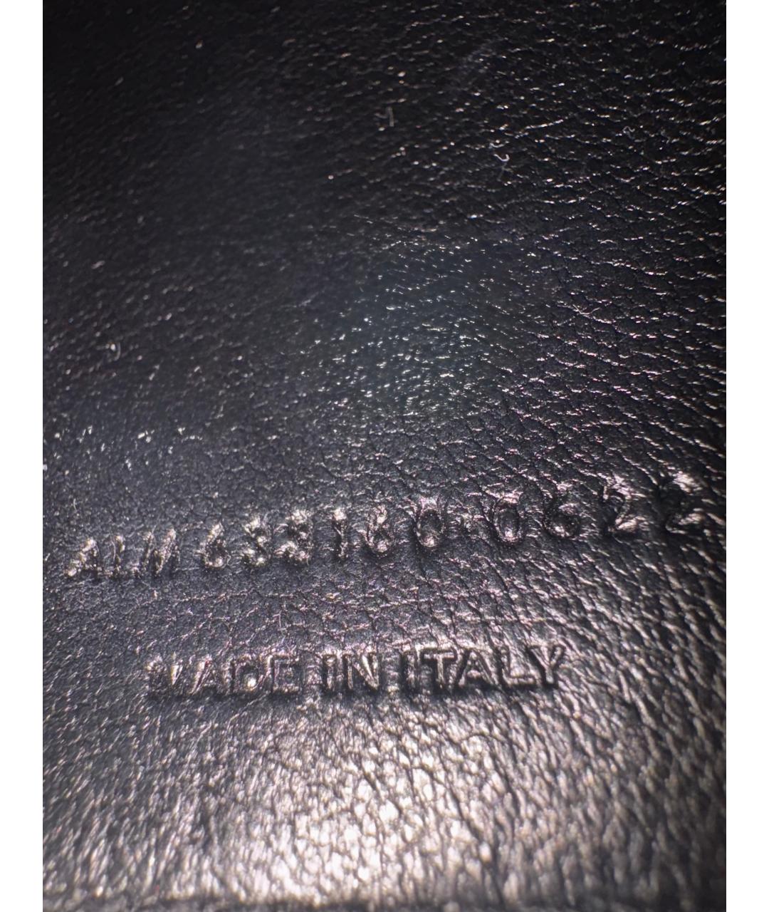 SAINT LAURENT Черная кожаная сумка через плечо, фото 6