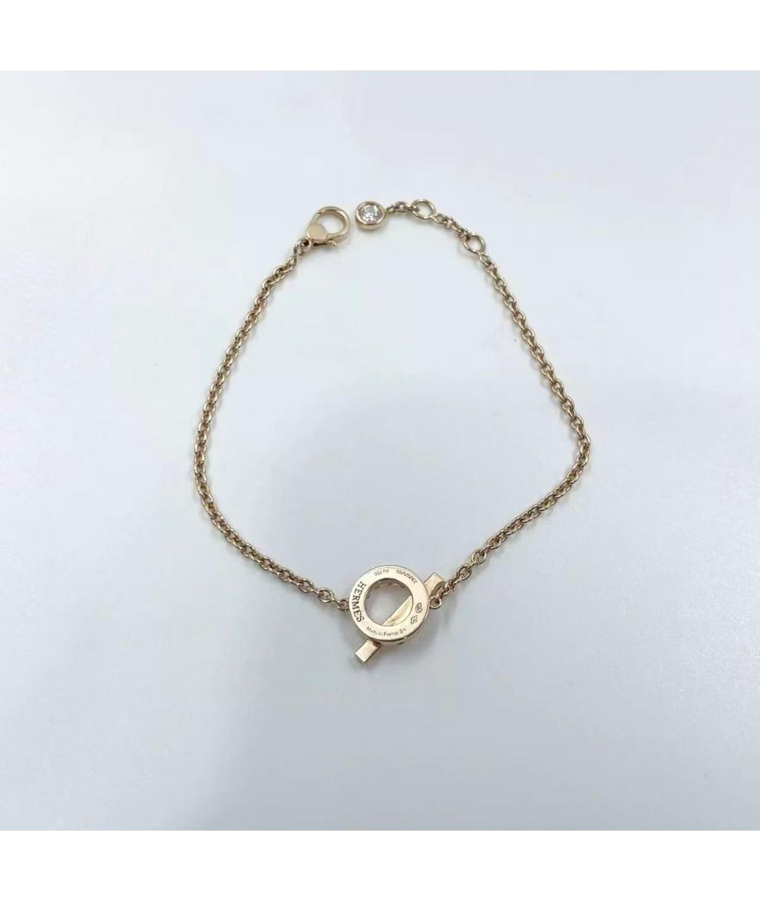 HERMES Золотой браслет, фото 3