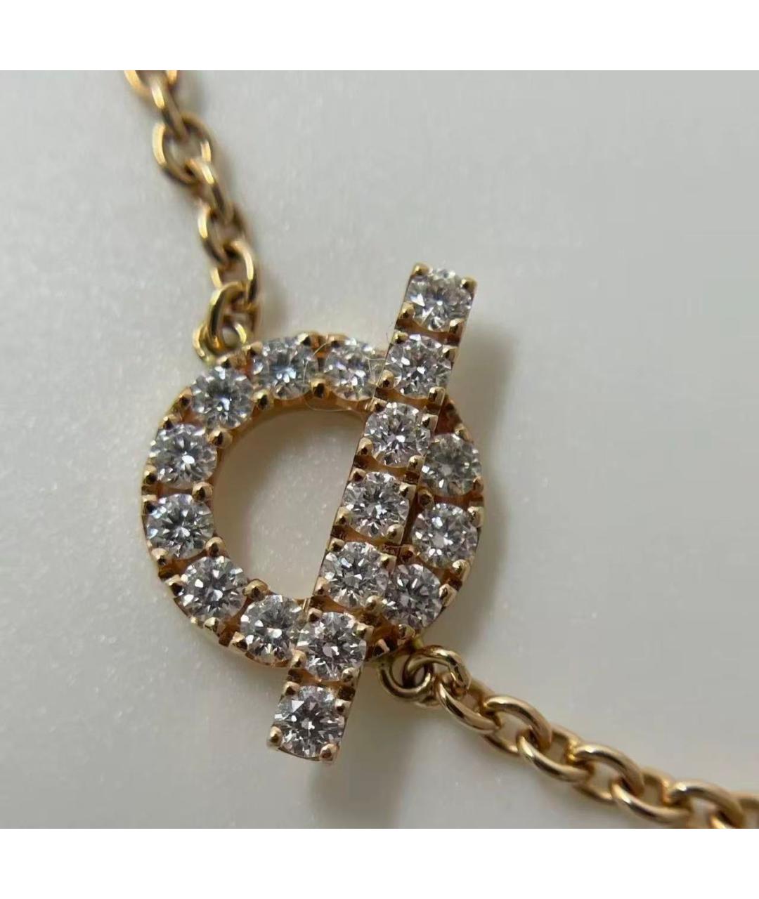 HERMES Золотой браслет, фото 4