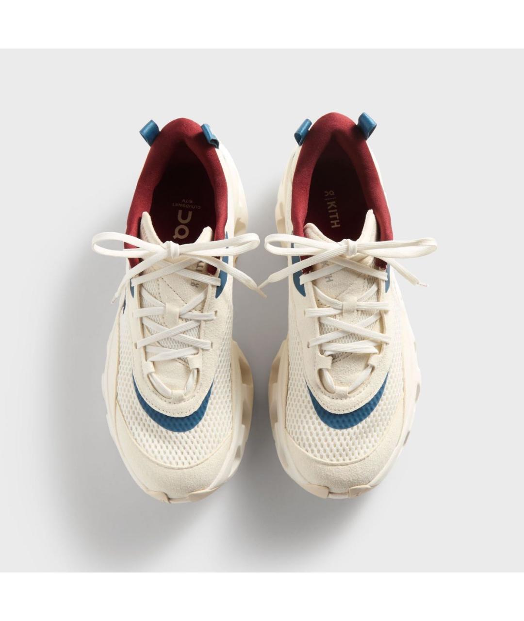 KITH Белые текстильные низкие кроссовки / кеды, фото 2