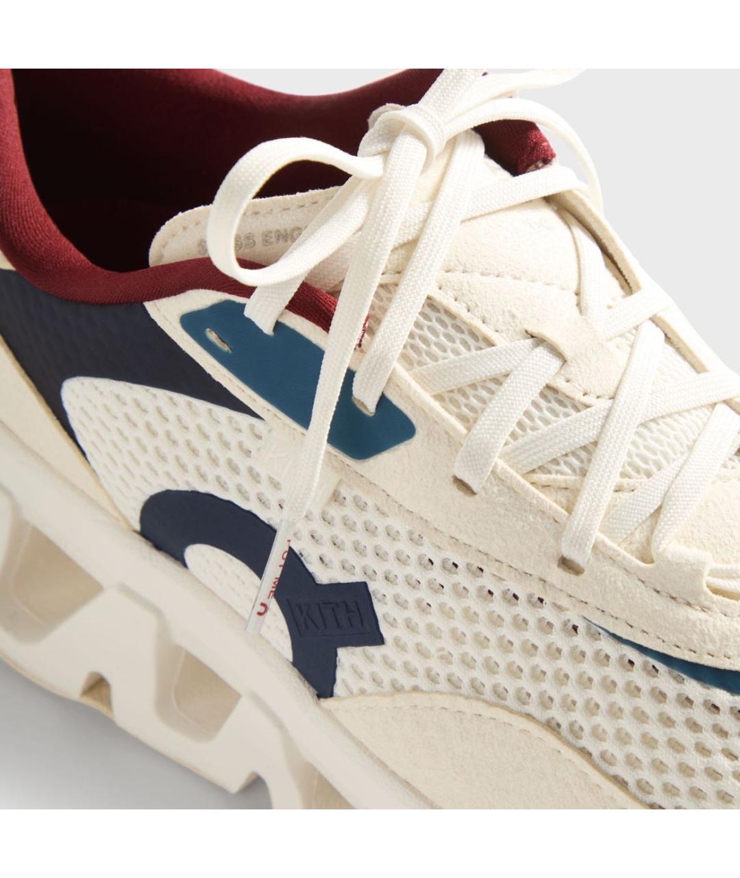KITH Белые текстильные низкие кроссовки / кеды, фото 3