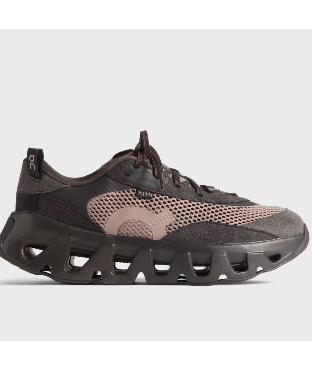 KITH Коричневые текстильные низкие кроссовки / кеды, фото 4