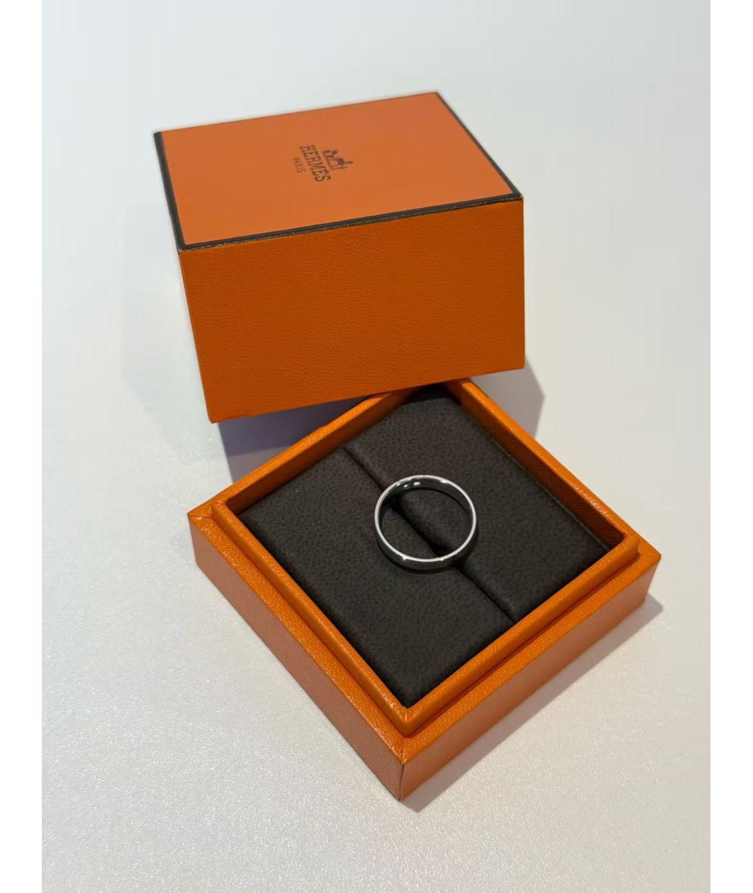 HERMES Серебряное кольцо из белого золота, фото 5