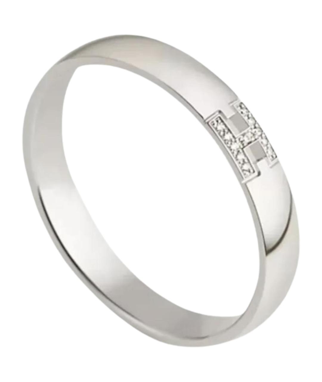 HERMES Серебряное кольцо из белого золота, фото 1